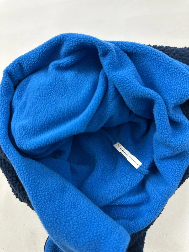 Columbia Beanie Toddler OS Blue Tiny Animal ii Ears Fleece Tie - Image 3 of 4