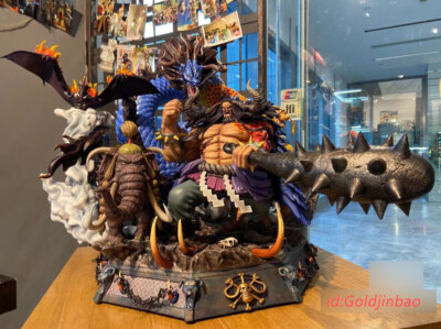 TC Studio One Piece Kaidou Resin Model Painted 49cmH In Stock