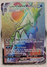 Pokemon Chilling Reign # 202 Ice Rider Calyrex VMAX Full Art Rainbow Secret Rare on eBay