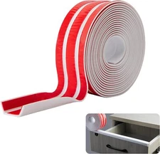 9.8Ft Self-Adhesive Flexible Edge Protector-3/4 Self Adhesive U Channel Rubber