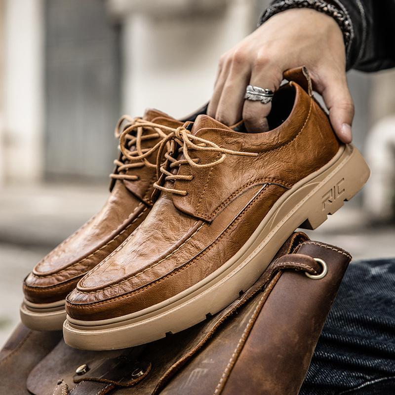 SAOLA Scarpe piatte alla moda uomo britanniche formal pump per il tempo libero business Oxfords stringate