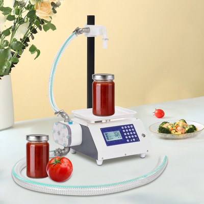 Automatic Liquid Filling Machine Digital Control Honey Bottle Filler 100-5000g