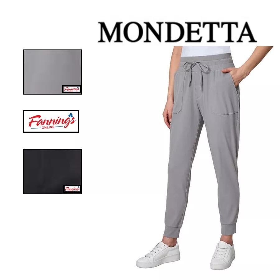 Mondetta Ladies' Ribbed Jogger, Gray, Large, 41% OFF