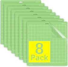 Gwybkq Cutting Mat for Cricut Explore One/Air/Air 2/Maker 8 Pack 12X12 Inch Stan