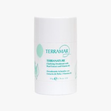 TERRAMAR Clarifying Deodorant with Pearl Extract and Vitamin B3