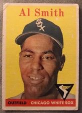 1958 Topps Al Smith Baseball Card #177 White Sox Outfield Low-Grade
