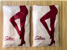 Vintage Silkies Pantyhose ULTRA SHAPELY PERFECTION Large Nude 110301 2 Packs NOS