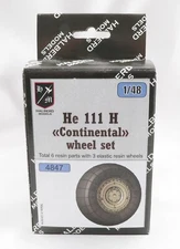 Heinkel He 111 H "Continental" Halberd Models wheels set 1/48 kit