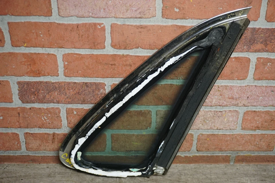 CROMO 1998-2003 JAGUAR XJ8 VANDEN PLAS CUARTO TRASERO IZQUIERDO VENTANA CRISTAL OEM Foto 3 de 4