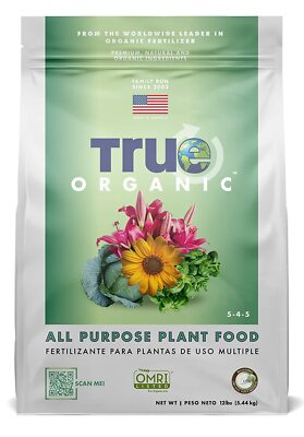 True Organic (#R0025) Granular All Purpose Plant Food 12 lb bag