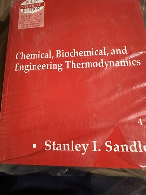 Chemical, Biochemical, and Engineering Thermodynamics - Paperback