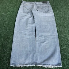 VTG Y2K Levi's SilverTab Loose Baggy Light Wash Blue Jeans 36x28.5" 19" Openings