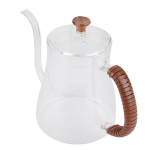 Engrosada Vidrio Pour Sobre Hervidor De Agua Tetera Hervidor Pour Mas De Cafe Para Te Cafe Ebay