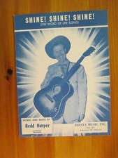 Shine Shine Shine The Word Of Life Song Redd Harper 1952 Sheet Music