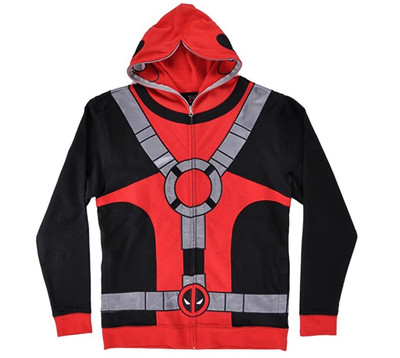 red deadpool hoodie