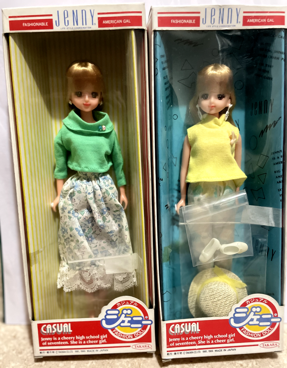 1986 Takara Made In Japan Doll Poupée Jenny Miss Jenny America 50'S New