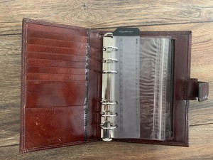 tumi leather notebook