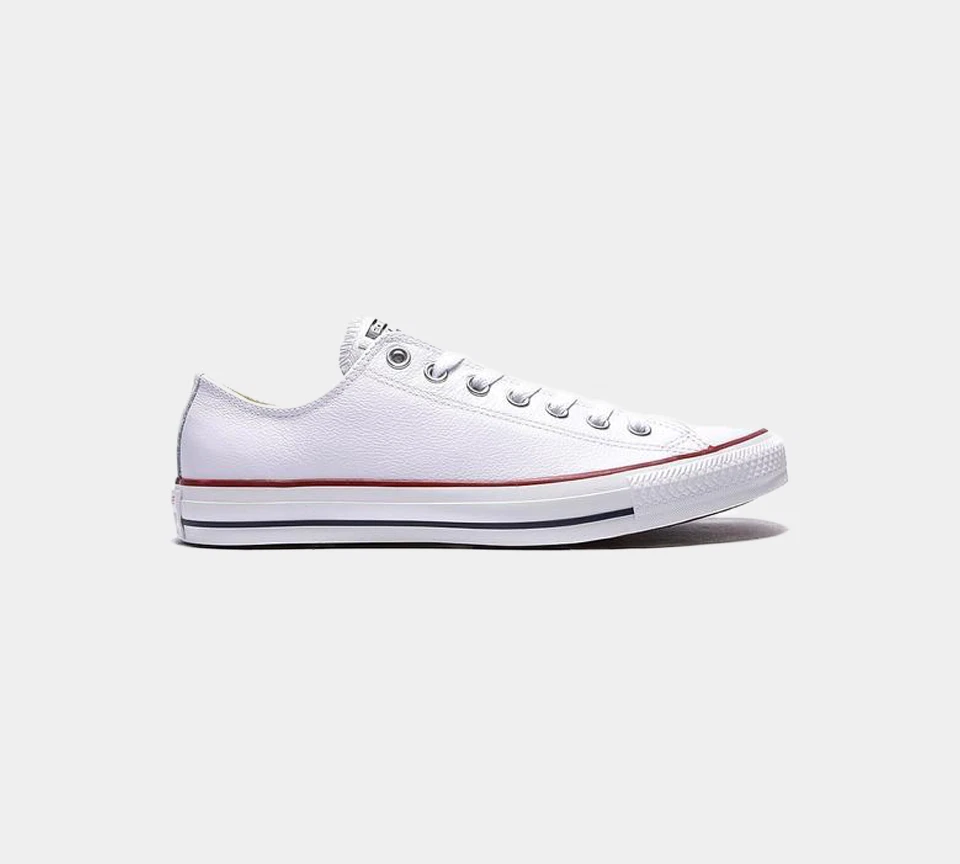CONVERSE CT OX SCARPE DA GINNASTICA BIANCHE IN PELLE 132173C UK 3 11
