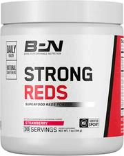 , BPN Strong Reds Superfood Powder, Digestive Enzymes, Antioxidants, Improved Na
