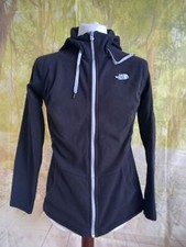 The North Face black polyester hooded Jacket. UK women's size Large