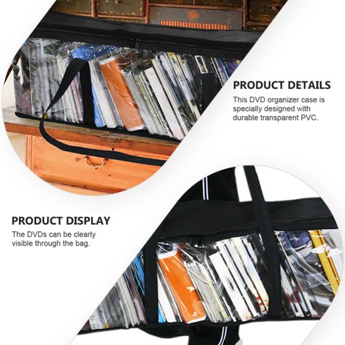 CD Holder Media Collection Bag Torebka na książki Organizator książek - Zdjęcie 12 z 12