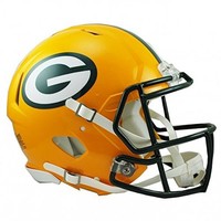 Riddell Nfl Green Bay Packers Official Replica Helmet - Full Size - For Display Riddell Nfl Green Bay Packers Official Replica Helmet - Full Size - For Display