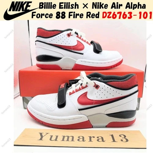 Billie Eilish × Nike Air Alpha Force 88 Fire Red DZ6763-101 Men's Size