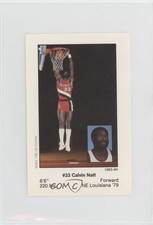 1983-84 Portland Trailblazers Police Calvin Natt 0r6q
