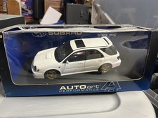 Autoart 1/18 Subaru Impreza Sti WRX New Age Wagon Estate White Rare