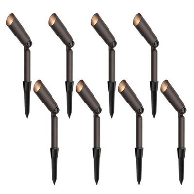Malibu Landscape Spotlights 8PK Kit 20W Flood Lights 12V Low Voltage Outdoor ...