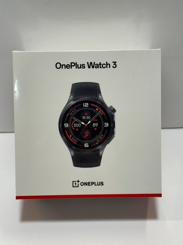 OnePlus Watch 3 OPWWE251 Obsidian Titanium FACTORY SEALED - Picture 1 of 4