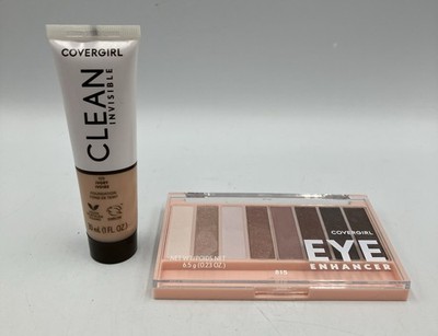 Lot of 2 - COVERGIRL Products - Eyeshadow Palette & Invisible Foundation
