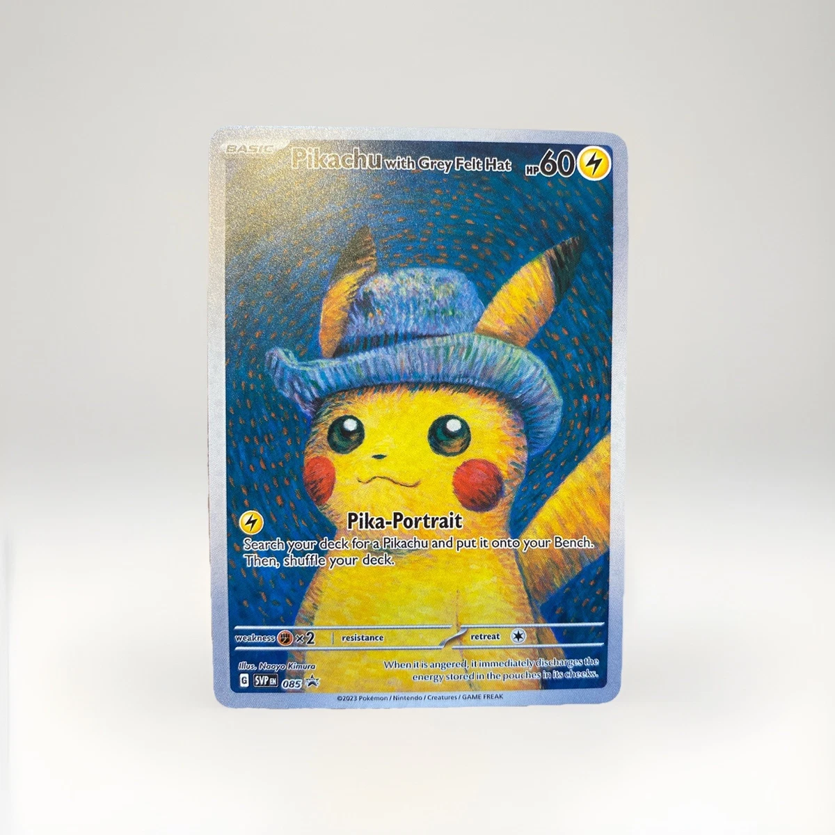 Pikachu with Grey Felt Hat 085 Sv: Scarlet & Violet Promo Cards