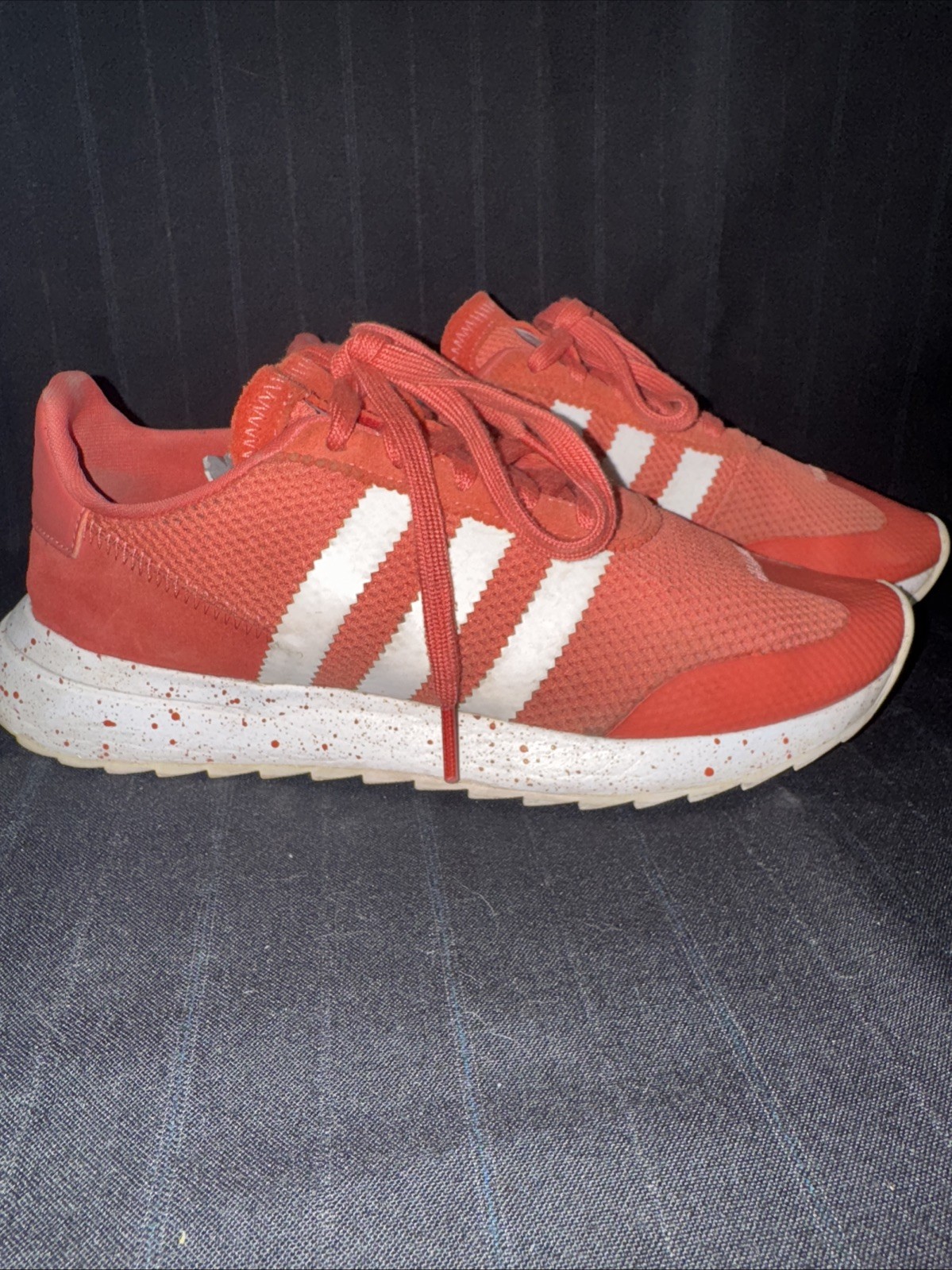 SAOLA Adidas CQ1969 Flashback Runner Sneakers Donna Corallo Salmone Taglia 7 5 7 1 2