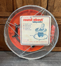 NEW Vintage 1970s Graco Round About BABY WALKER 4700 Orange UNUSED SEALED HTF