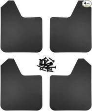 4PCS Universal Car Mud Flaps, Vehicles Mudguard Splash Guards Front and Rear Set