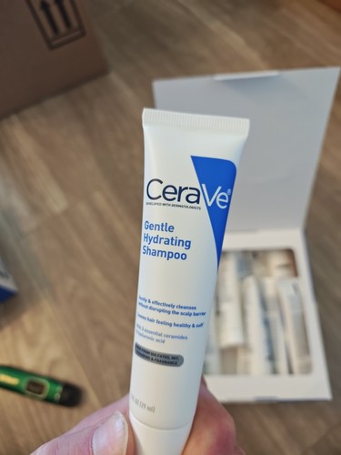 Cerave Gentle Hydrating Shampoo Travel Size 1 Oz Tubes Box Of 15 (15oz ...