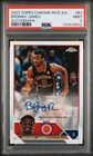 2023 TOPPS CHROME MCDONALDS AA BRONNY JAMES AUTOGRAPH PSA 9