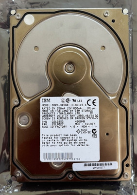IBM Ultrastar 9ES DDRS-34560 P/N: 22L0xxx SCSI 68pol   4,5 GB
