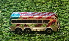 Micro Machines - American Flag RV, Bus and Semi Truck - Classy Chromers #3 1992
