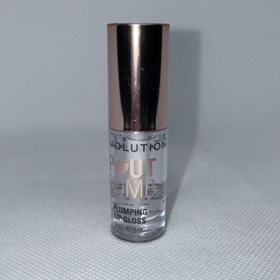 Revolution Pout Bomb Plumping Gloss Glaze Clear 0.06 Oz