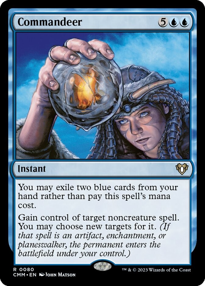 MTG Magic the Gathering Commandeer (80/1455) Commander Masters HP