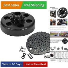 Centrifugal Clutch 3/4 Bore 10T for Chain Compatible for Go Kart Minibike Law...