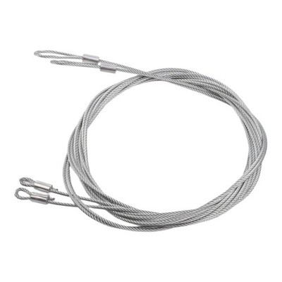 Garagentor Kabel Set 2 Stück 2,5 Meter 304 SS für Torsionsfedersysteme