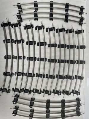 12 American Flyer S Gauge K-Line Wide Radius 054 Curve Track - Super Clean
