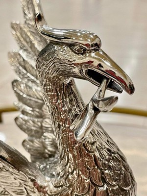 Leber Vogel Statue Figur, Gießerei in Bronze, Messing oder Edelstahl gegossen 