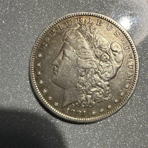 1881 Morgan Silver Dollar $1 Circulated Business Strike Coin