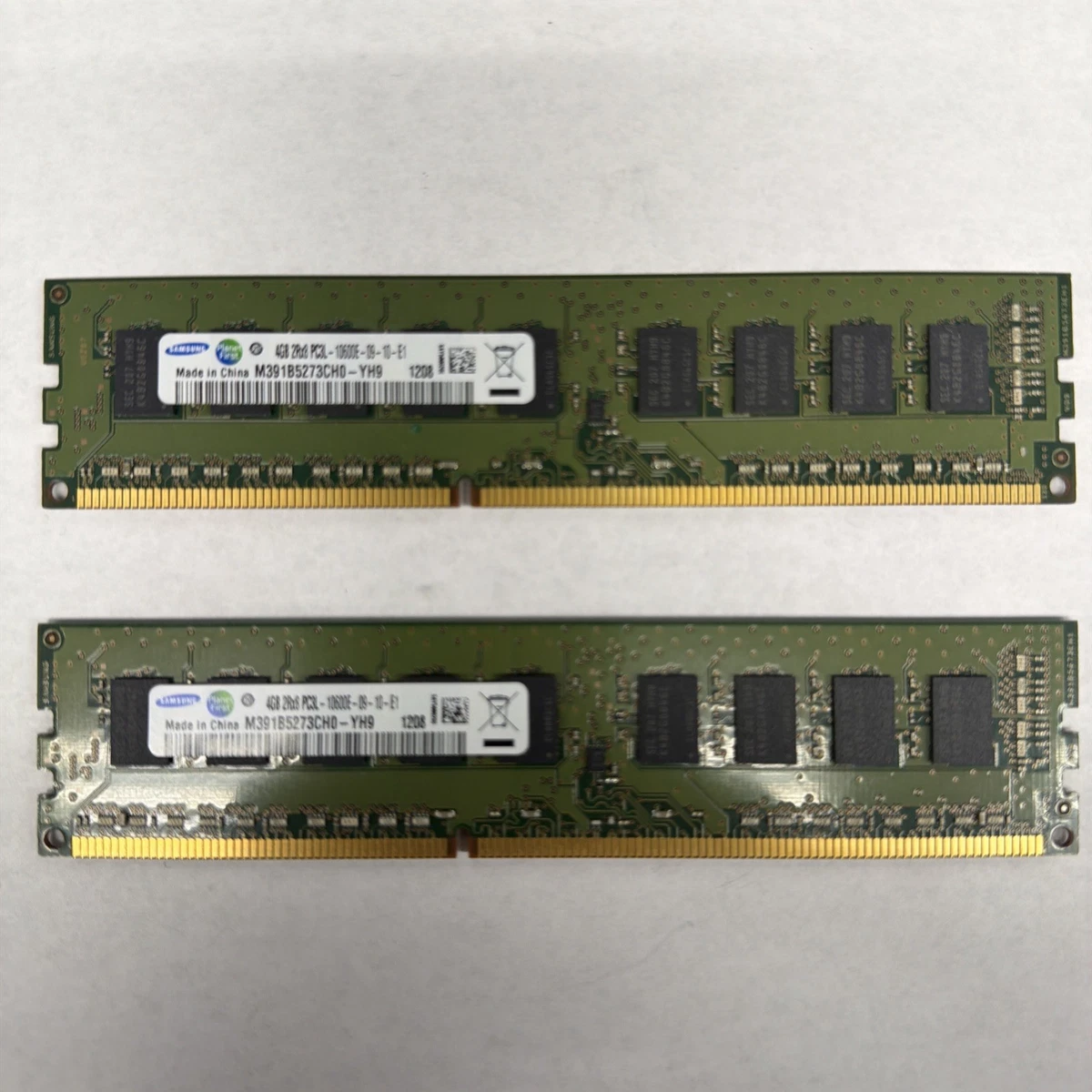 Samsung PC3-10600 (DDR3-1333) Bus Speed Computer RAM 4 GB Capacity