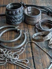 Lot Of Vintage 925 Sterling Silver Mexico & Alex Ani Rings Earrings Bracelet Etc