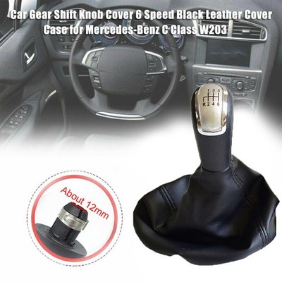 Gear Shift Knob 6 Speed Manual Fit For Mercedes Benz C-Class W203 S203 / W202